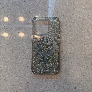 Case-Mate Sparkling Glitter Phone Case - Silver